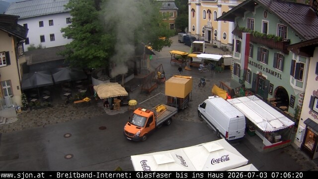 Archived image Webcam St. Johann in Tyrol - Main Place