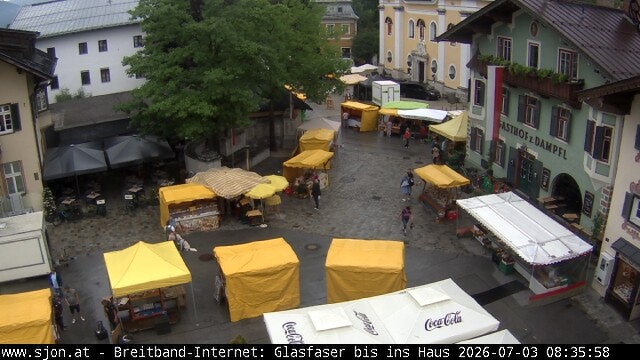 Archived image Webcam St. Johann in Tyrol - Main Place