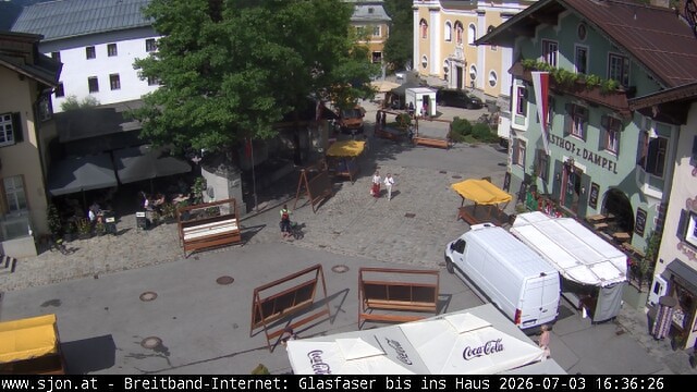 Archived image Webcam St. Johann in Tyrol - Main Place