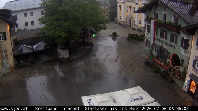 Archiv Foto Webcam Hauptplatz in St. Johann/Tirol