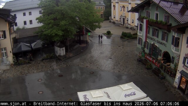 Archiv Foto Webcam Hauptplatz in St. Johann/Tirol