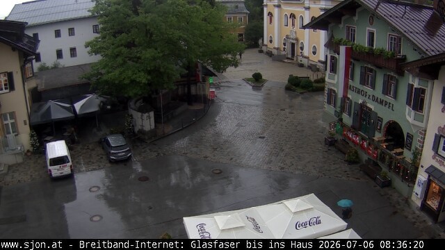 Archiv Foto Webcam Hauptplatz in St. Johann/Tirol