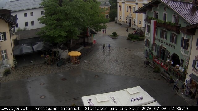 Archiv Foto Webcam Hauptplatz in St. Johann/Tirol