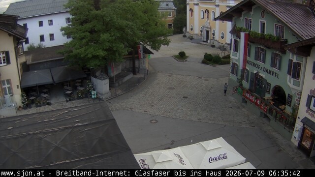 Archiv Foto Webcam Hauptplatz in St. Johann/Tirol