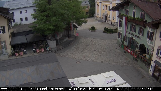 Archiv Foto Webcam Hauptplatz in St. Johann/Tirol