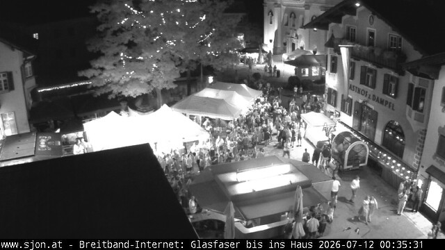 Archiv Foto Webcam Hauptplatz in St. Johann/Tirol