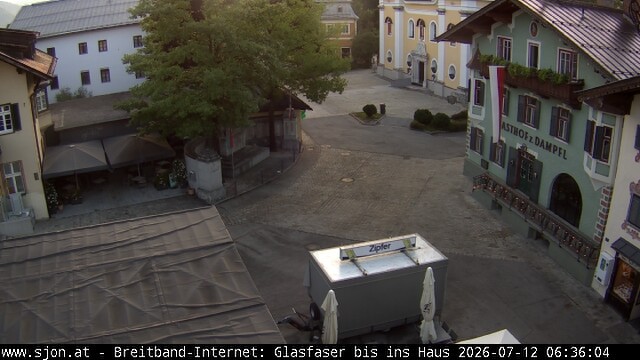 Archiv Foto Webcam Hauptplatz in St. Johann/Tirol
