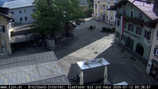 Archiv Foto Webcam Hauptplatz in St. Johann/Tirol