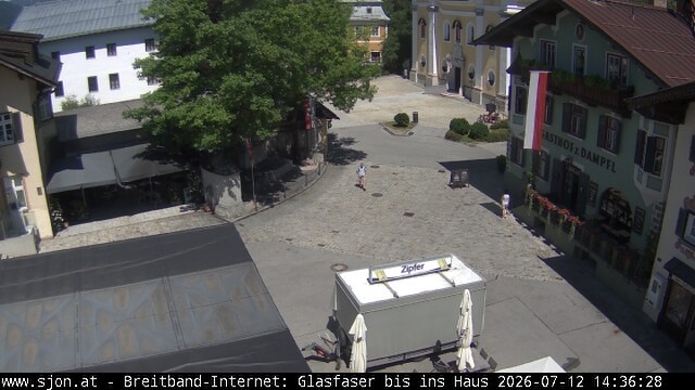 Archiv Foto Webcam Hauptplatz in St. Johann/Tirol