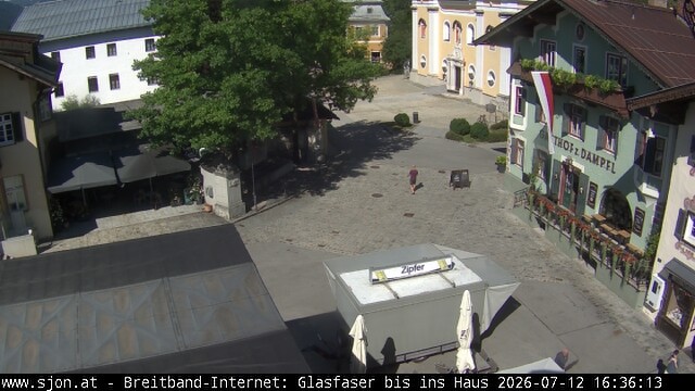 Archiv Foto Webcam Hauptplatz in St. Johann/Tirol