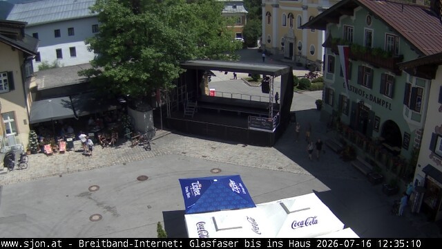 Archiv Foto Webcam Hauptplatz in St. Johann/Tirol