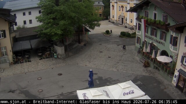 Archiv Foto Webcam Hauptplatz in St. Johann/Tirol