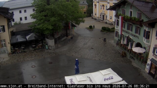 Archiv Foto Webcam Hauptplatz in St. Johann/Tirol