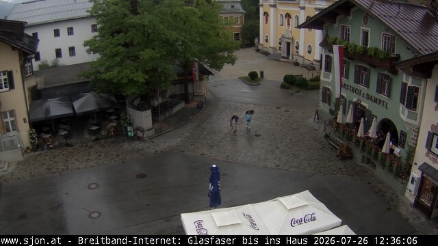 Archiv Foto Webcam Hauptplatz in St. Johann/Tirol