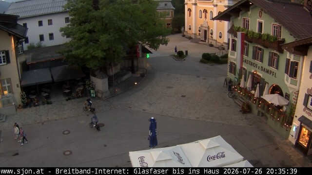 Archiv Foto Webcam Hauptplatz in St. Johann/Tirol