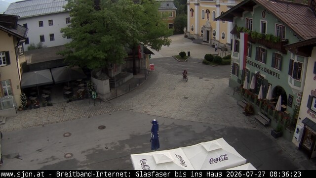 Archived image Webcam St. Johann in Tyrol - Main Place