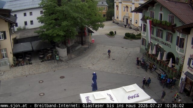 Archived image Webcam St. Johann in Tyrol - Main Place