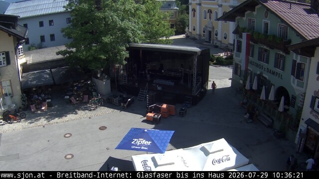 Archived image Webcam St. Johann in Tyrol - Main Place