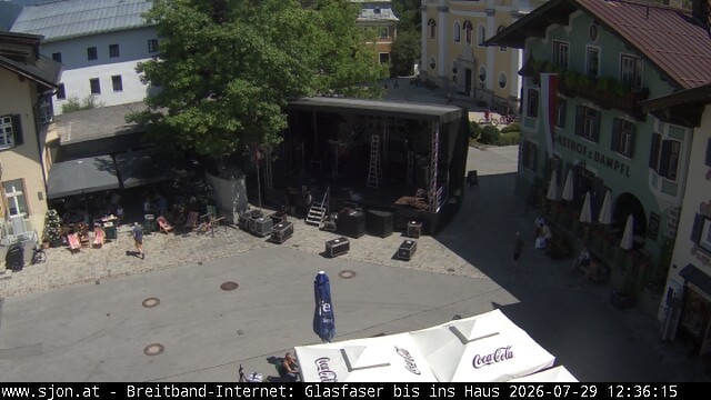 Archived image Webcam St. Johann in Tyrol - Main Place