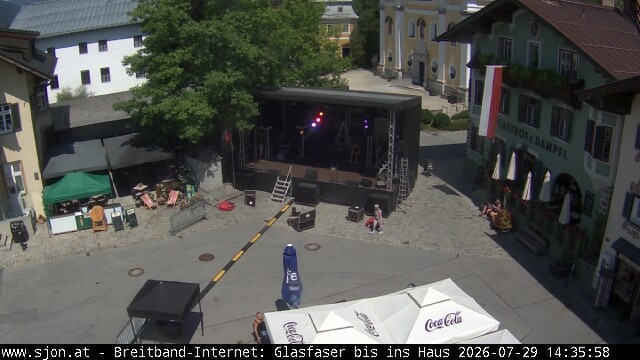 Archived image Webcam St. Johann in Tyrol - Main Place