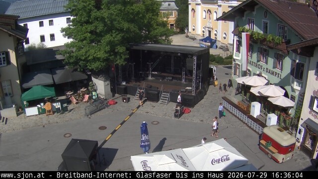 Archived image Webcam St. Johann in Tyrol - Main Place
