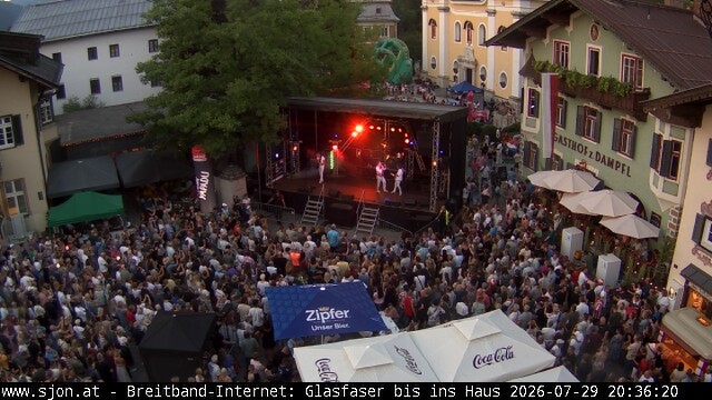 Archived image Webcam St. Johann in Tyrol - Main Place