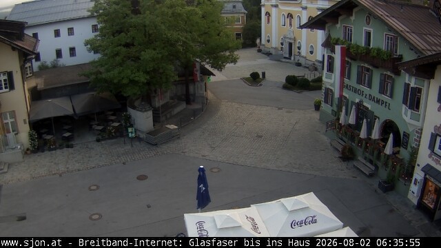 Archiv Foto Webcam Hauptplatz in St. Johann/Tirol