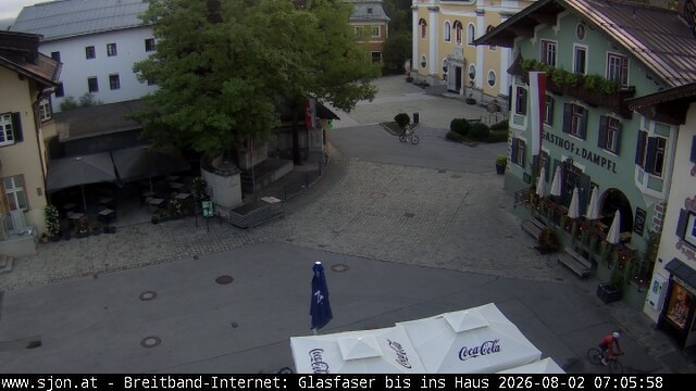 Archiv Foto Webcam Hauptplatz in St. Johann/Tirol