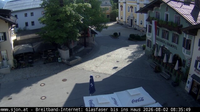 Archiv Foto Webcam Hauptplatz in St. Johann/Tirol
