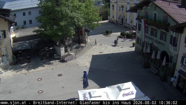 Archiv Foto Webcam Hauptplatz in St. Johann/Tirol