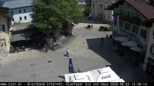 Archiv Foto Webcam Hauptplatz in St. Johann/Tirol
