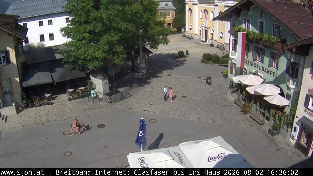 Archiv Foto Webcam Hauptplatz in St. Johann/Tirol