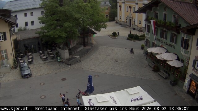 Archiv Foto Webcam Hauptplatz in St. Johann/Tirol