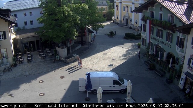 Archiv Foto Webcam Hauptplatz in St. Johann/Tirol