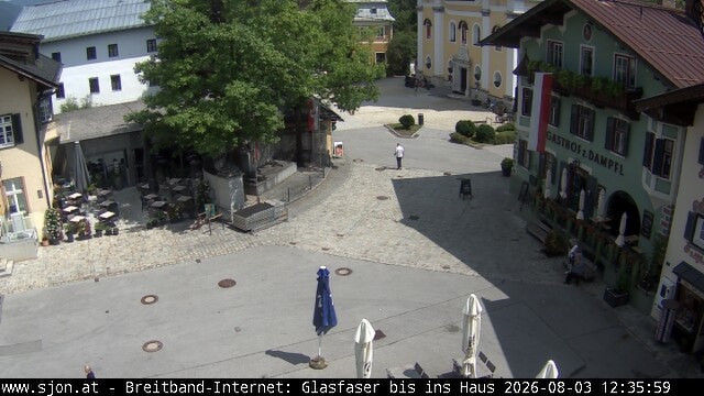Archiv Foto Webcam Hauptplatz in St. Johann/Tirol