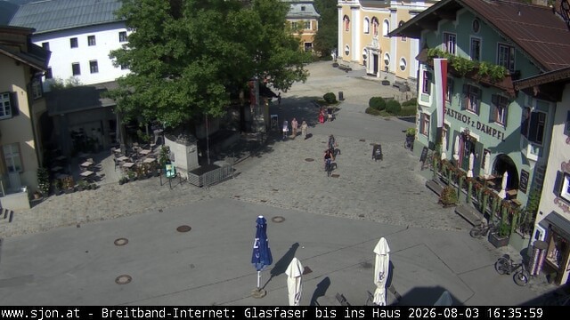 Archiv Foto Webcam Hauptplatz in St. Johann/Tirol