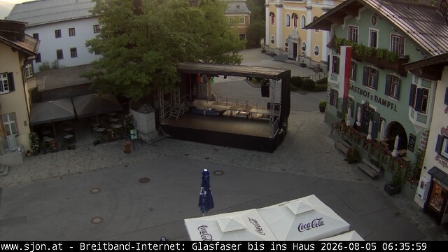 Archiv Foto Webcam Hauptplatz in St. Johann/Tirol