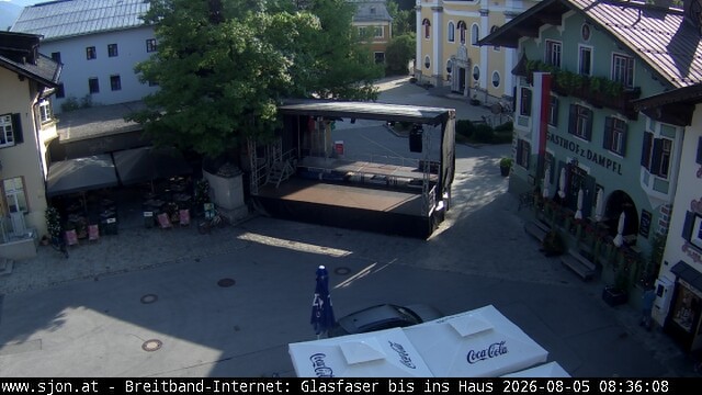 Archiv Foto Webcam Hauptplatz in St. Johann/Tirol