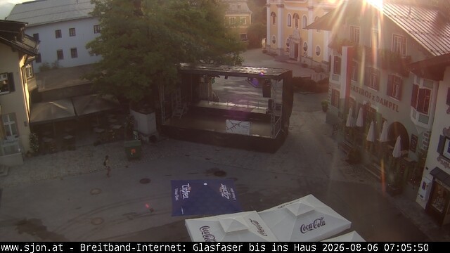 Archiv Foto Webcam Hauptplatz in St. Johann/Tirol