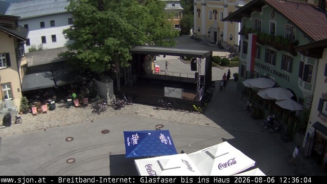 Archiv Foto Webcam Hauptplatz in St. Johann/Tirol