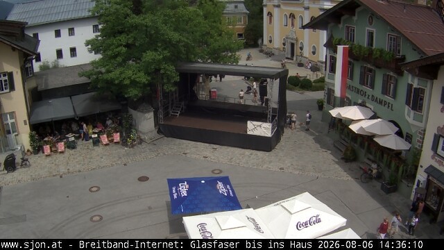 Archiv Foto Webcam Hauptplatz in St. Johann/Tirol