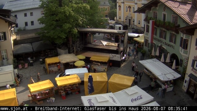 Archived image Webcam St. Johann in Tyrol - Main Place