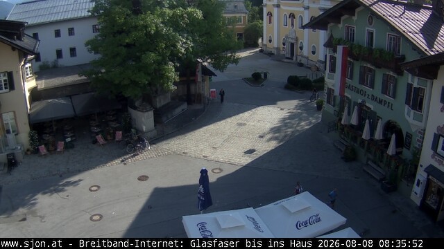 Archiv Foto Webcam Hauptplatz in St. Johann/Tirol