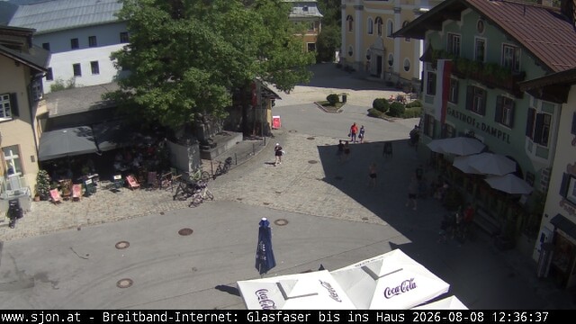 Archiv Foto Webcam Hauptplatz in St. Johann/Tirol