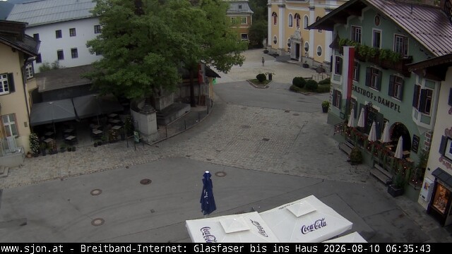 Archiv Foto Webcam Hauptplatz in St. Johann/Tirol