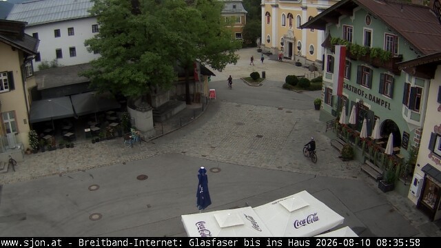 Archiv Foto Webcam Hauptplatz in St. Johann/Tirol