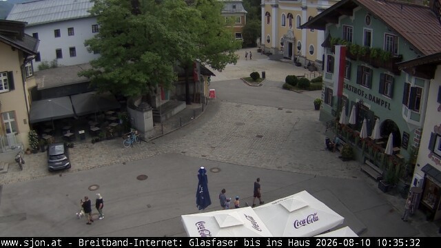 Archiv Foto Webcam Hauptplatz in St. Johann/Tirol
