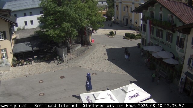 Archiv Foto Webcam Hauptplatz in St. Johann/Tirol