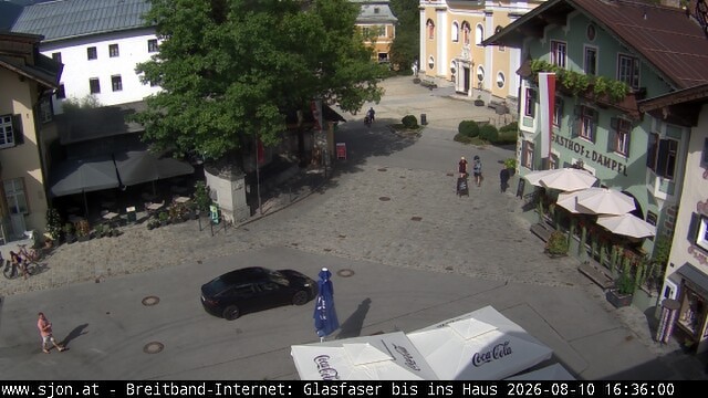 Archiv Foto Webcam Hauptplatz in St. Johann/Tirol