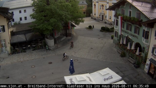 Archiv Foto Webcam Hauptplatz in St. Johann/Tirol